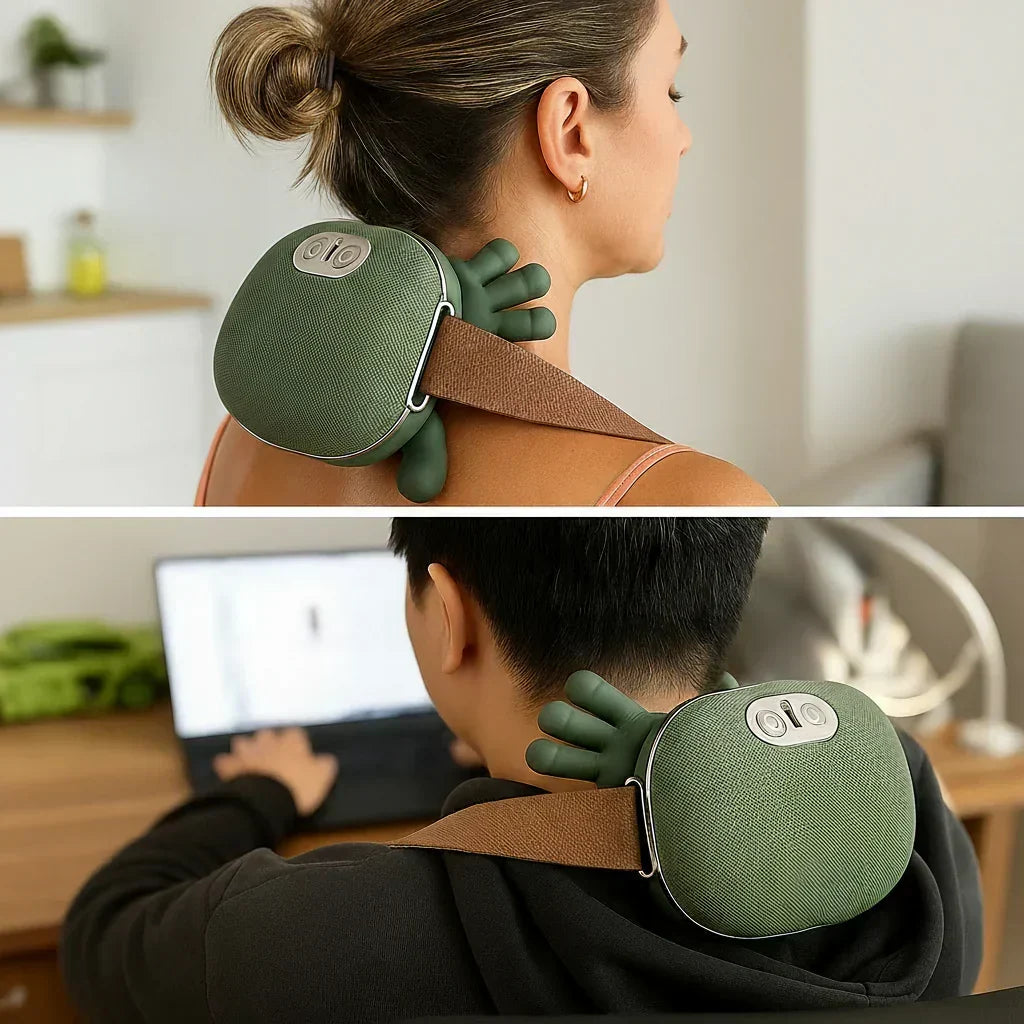 Neck Massager Heated Vibrating Portable Device