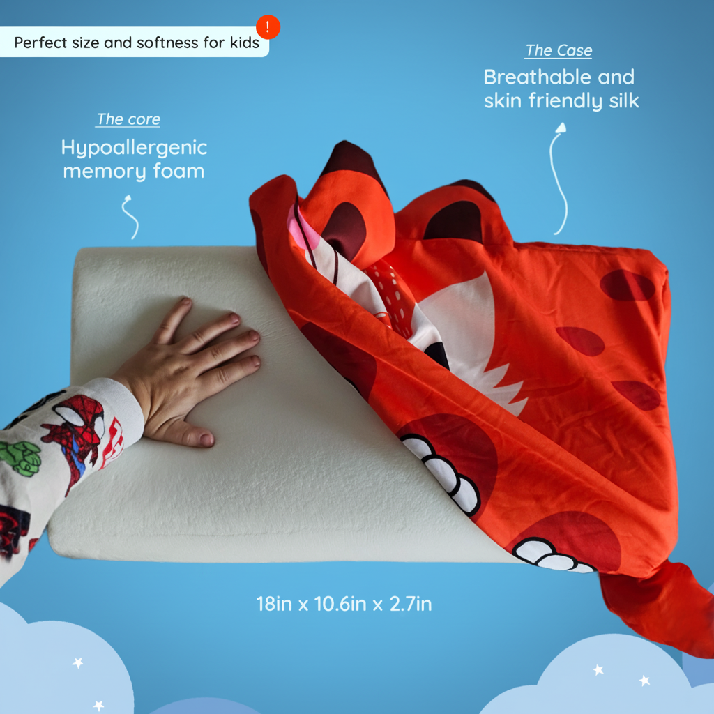 Toddler Sensory Pillow Calming Sleep Textured Comfort
