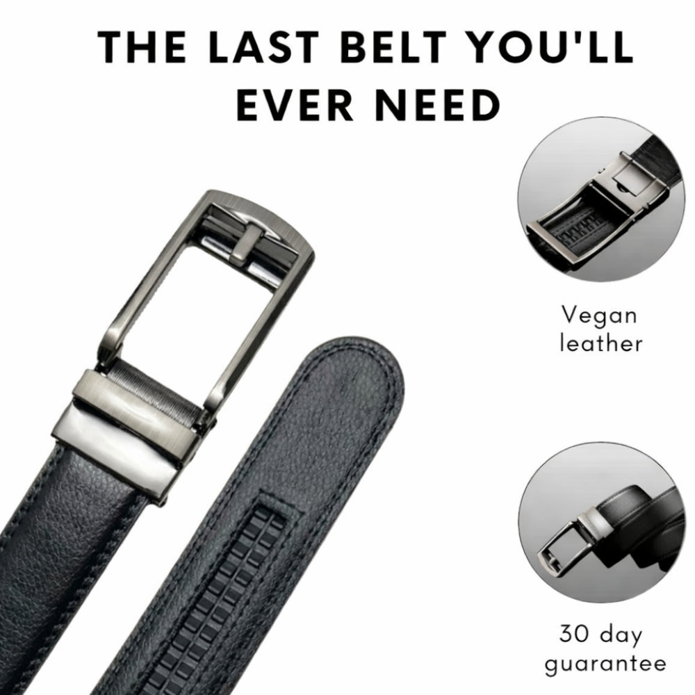 Men’s Belt Adjustable Ratchet Buckle Casual Formal Wear