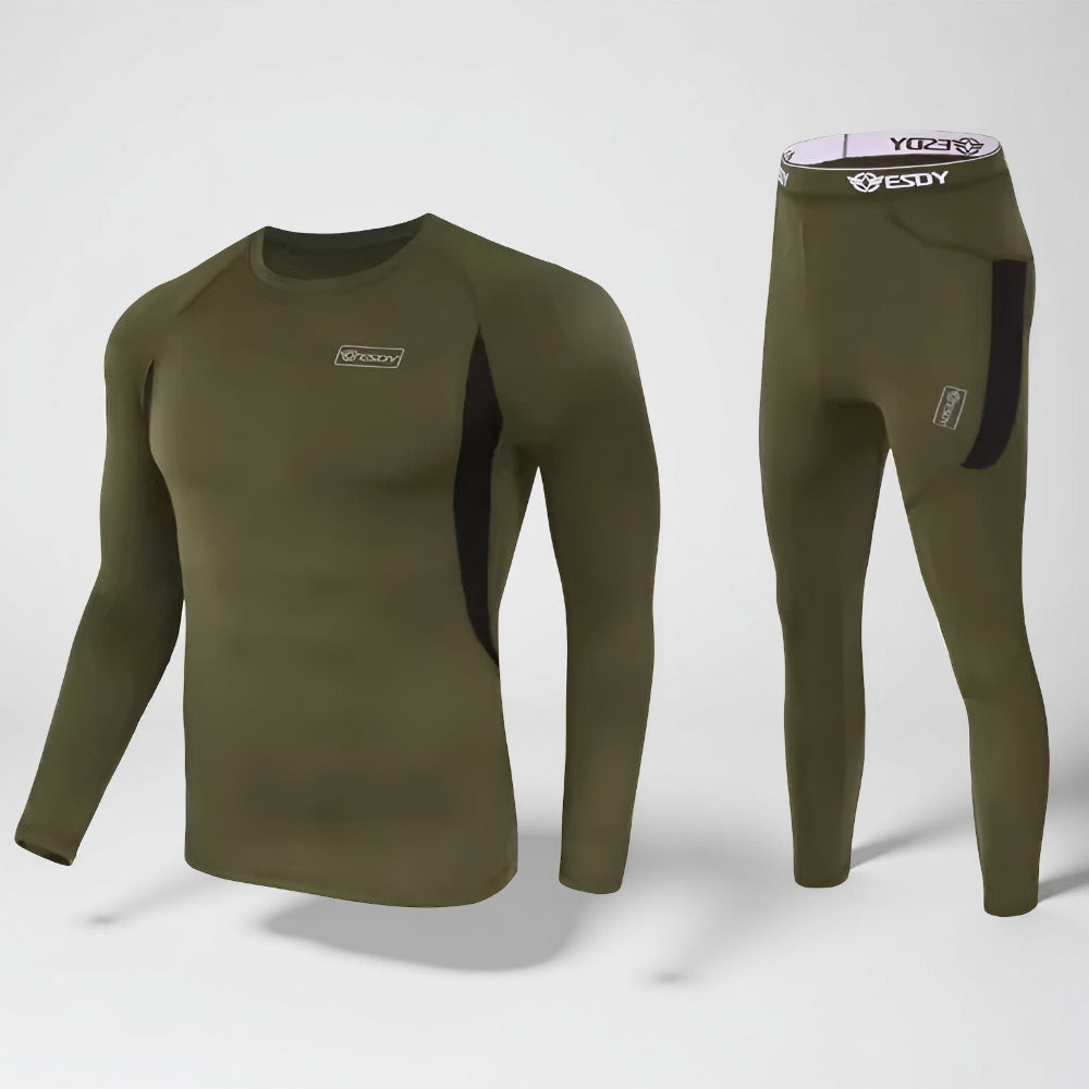 Men’s Long Johns Base Layer Winter Clothing Set