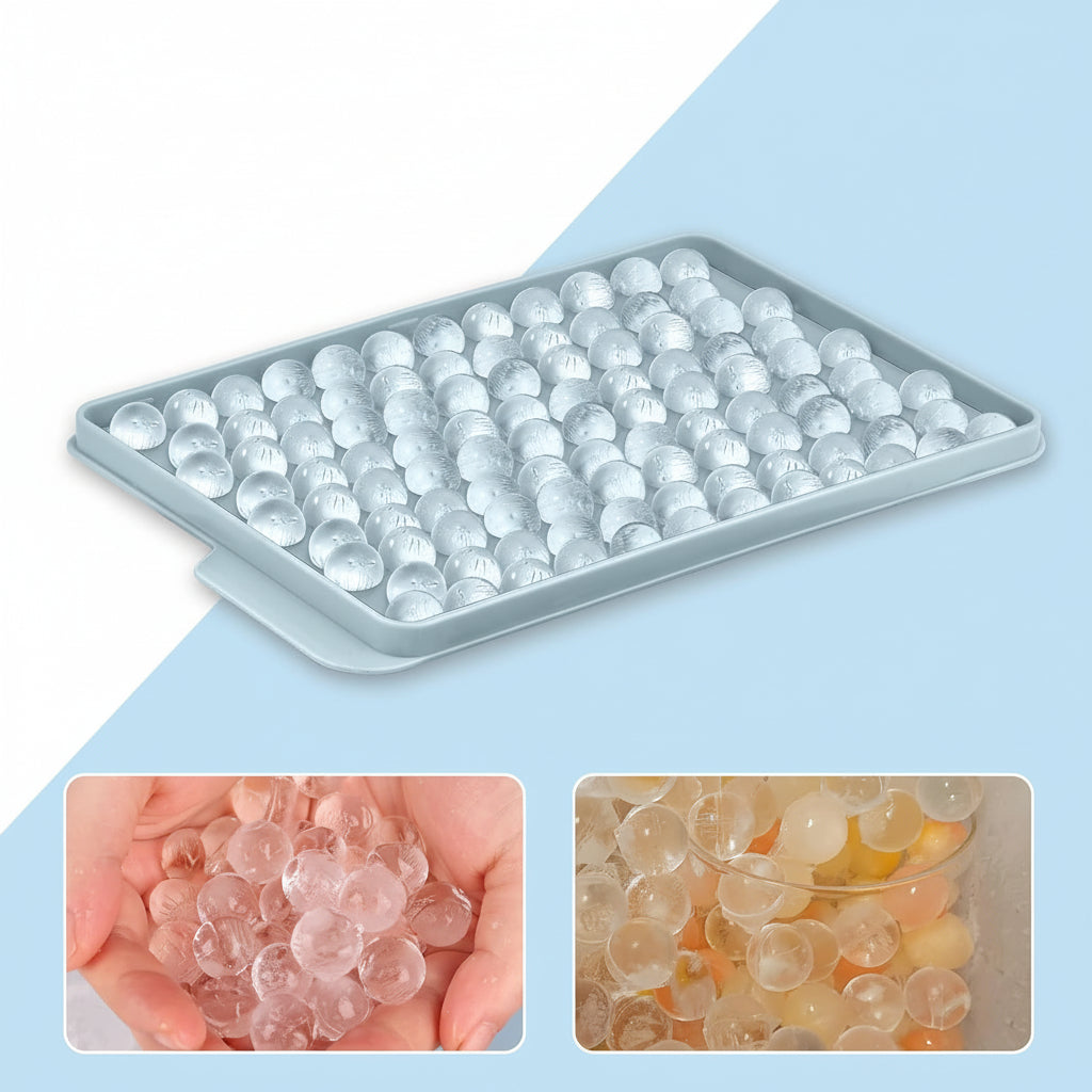 Ice Cube Tray Mini Silicone Round Ice Ball Mold Bottles