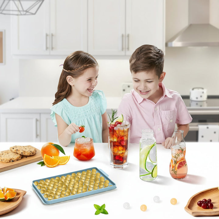 Ice Cube Tray Mini Silicone Round Ice Ball Mold Bottles
