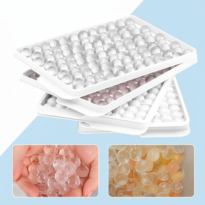 Ice Cube Tray Mini Silicone Round Ice Ball Mold Bottles