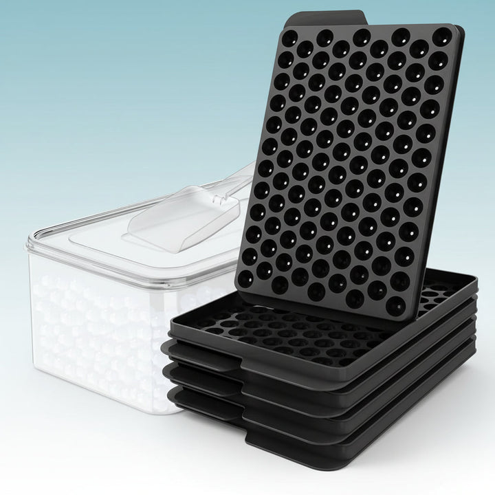 Ice Cube Tray Mini Silicone Round Ice Ball Mold Bottles