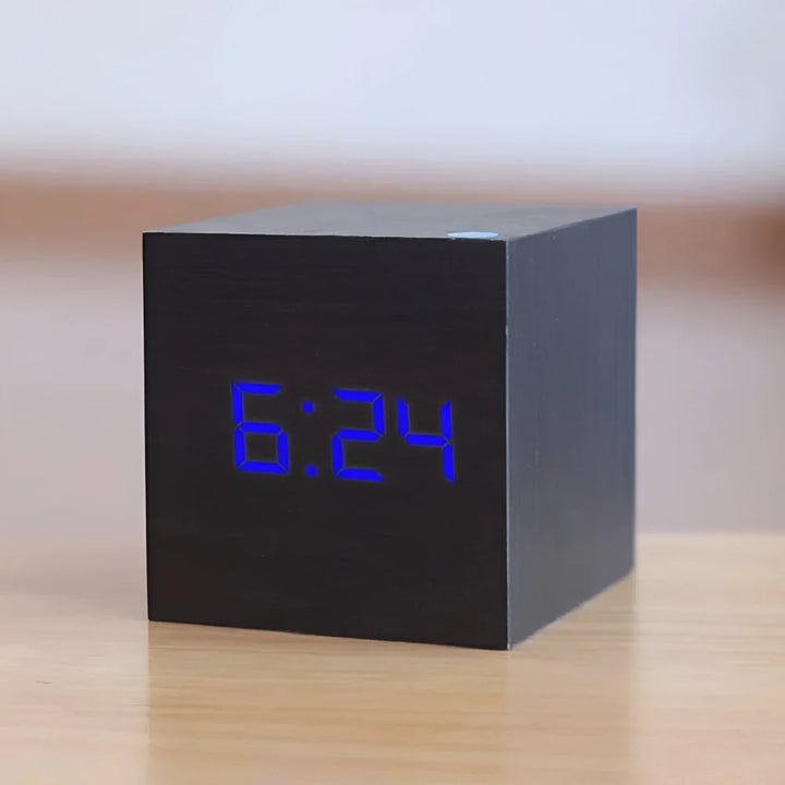 Alarm Clock LED Digital Cube Display