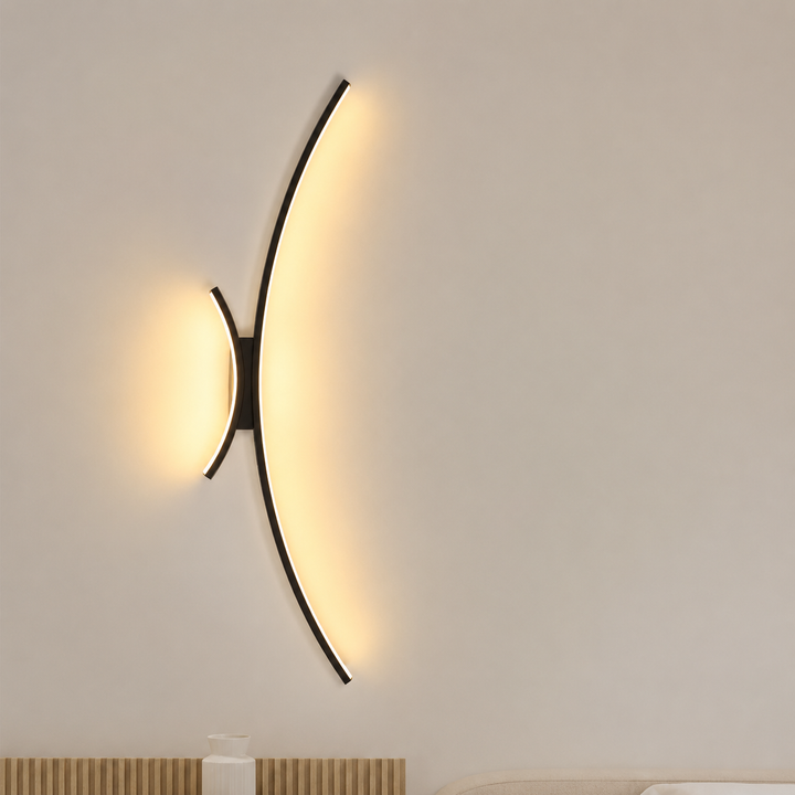 Modern LED Wall Light | Linear Wall Sconce for Bathroom, Living Room &amp; Dining Spaces