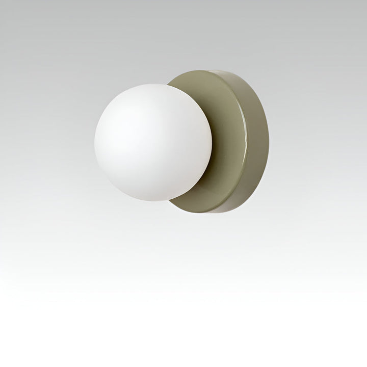 Wall Light Glass Globe Indoor Sconce Round Mount Lamp