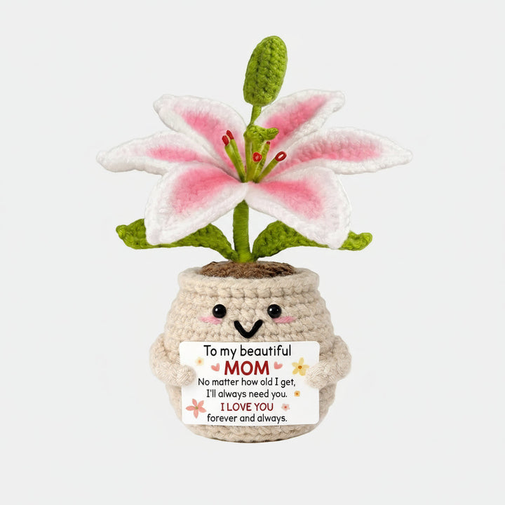 Mothers Day Gifts Crochet Flower Handmade Desk Decor