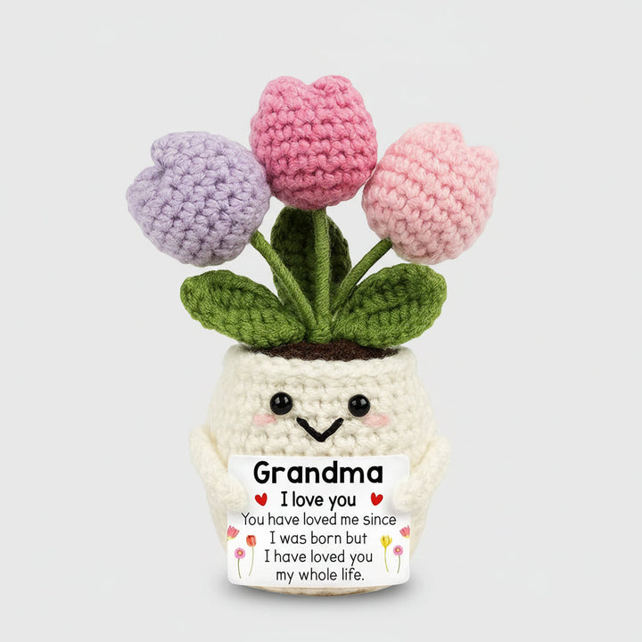 Mothers Day Gifts Crochet Flower Handmade Desk Decor