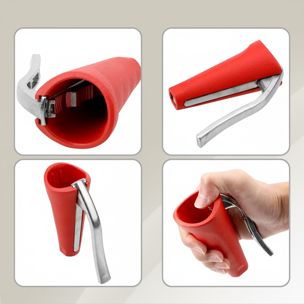 Nutcracker Aluminum Hand Tool Easy Lever Shell Opener