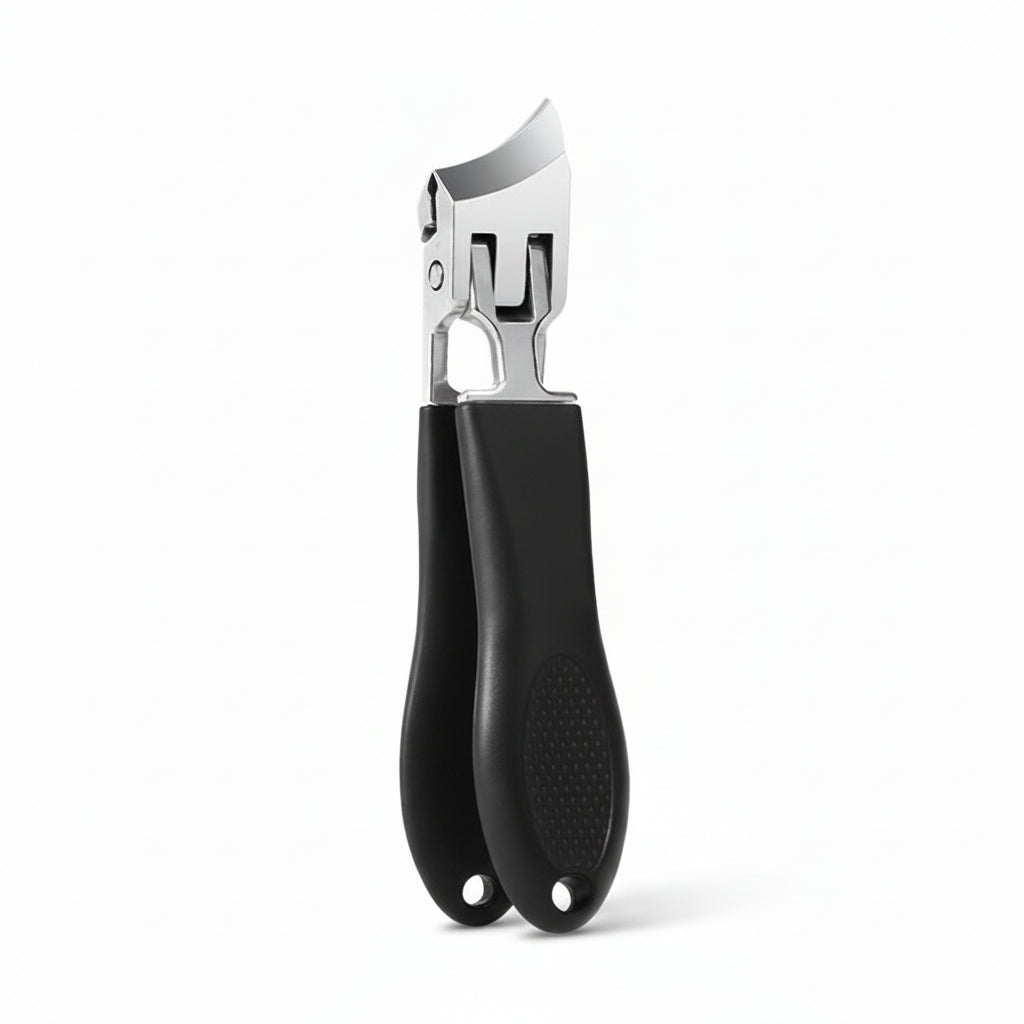 Nail Clippers Wide Jaw Stainless Steel Anti Splash Catcher