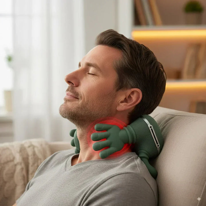 Neck Massager Heated Vibrating Portable Device