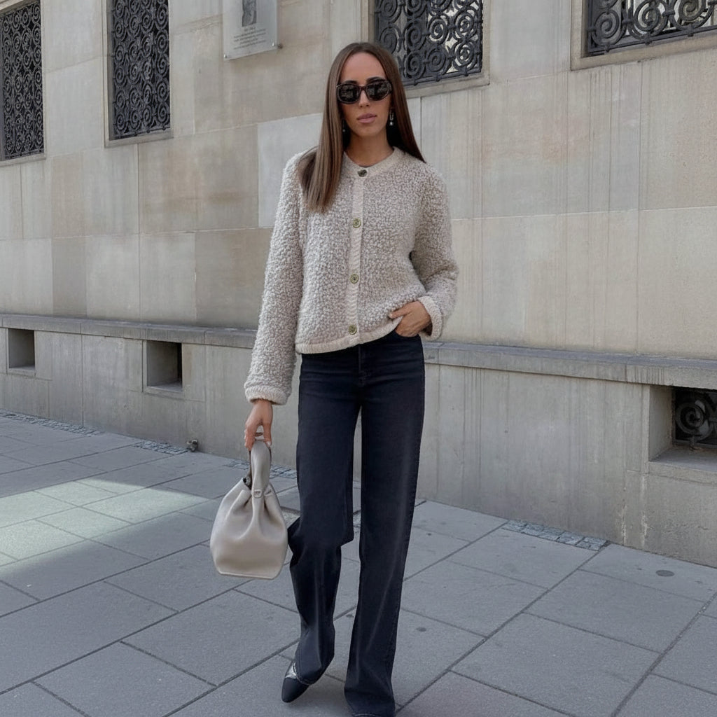 Women Jacket Teddy Overshirt Casual Formal Wear