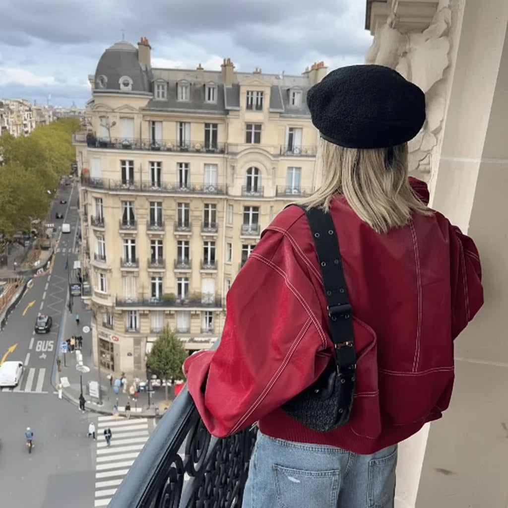 Jacket Oversized Women Casual Outerwear Everyday Style