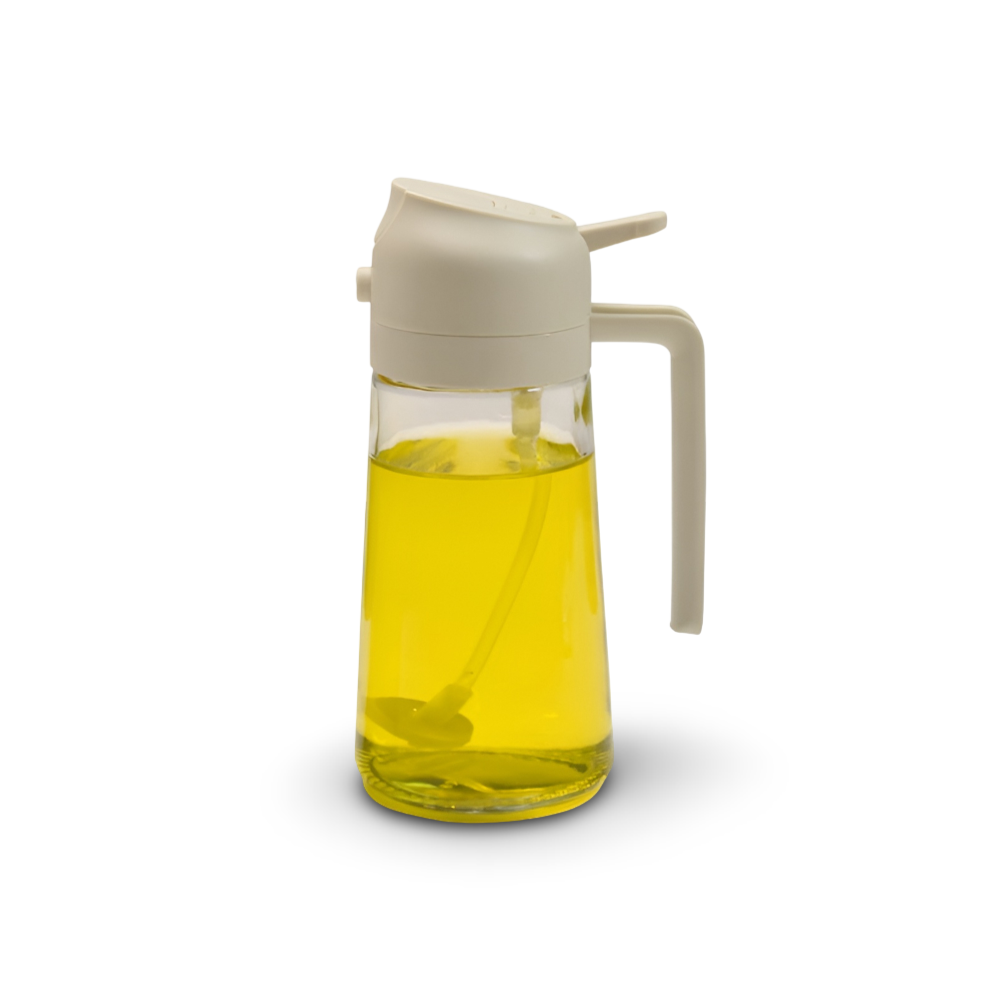 Oil Sprayer Glass Oil Dispenser Kitchen Refillable Spray