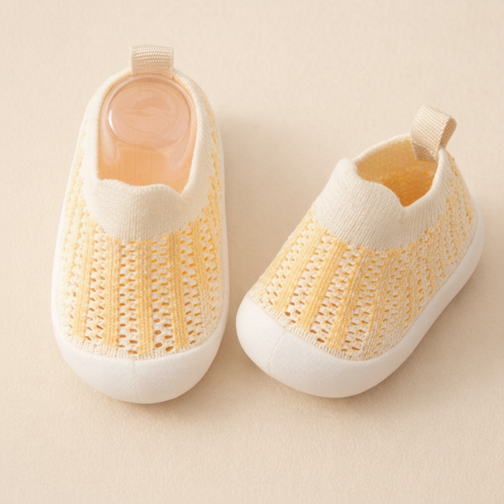 Kids Sneakers Breathable Mesh Slip On Shoes Non Slip Lightweight