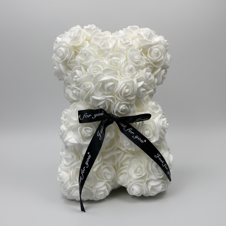 Rose Bear Mothers Day Gift Artificial Flower Teddy Decoration