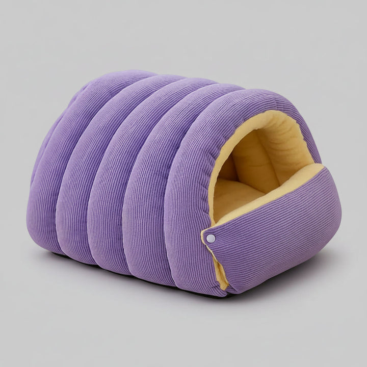 Pet Bed Cat Cave Soft Plush Warm Indoor Sleeping House