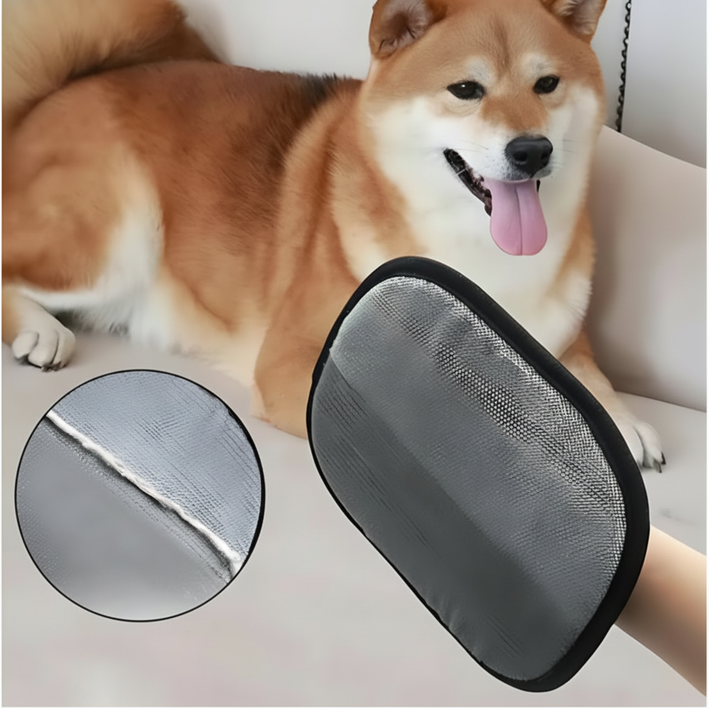 Pet Hair Remover Glove Furniture Clothing Carpet Cleaning