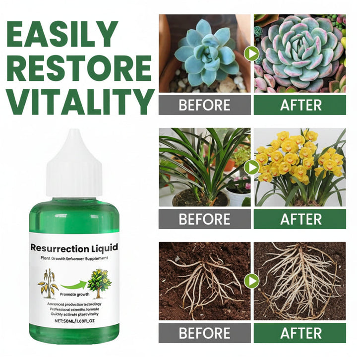Plant Fertilizer Liquid Organic Growth Booster Healthy Gardens