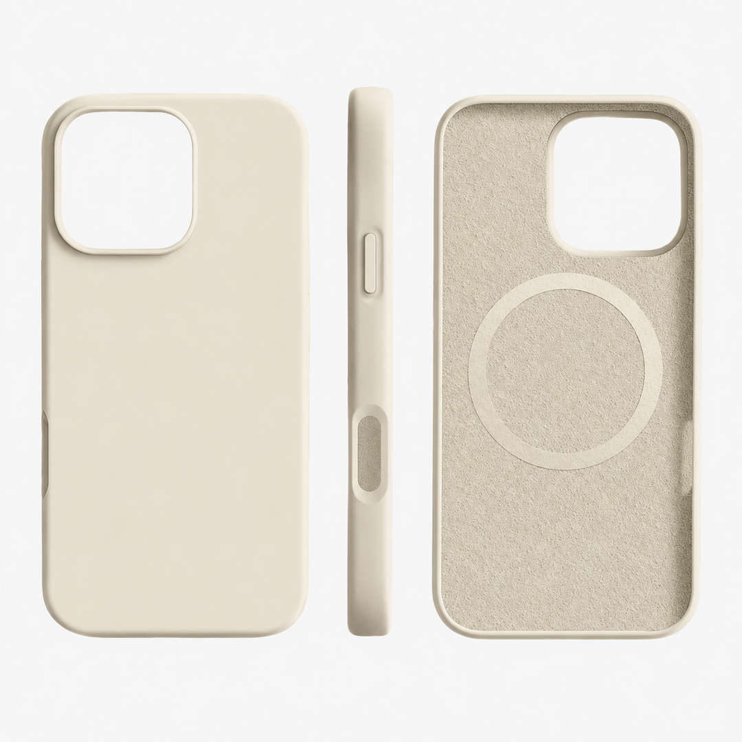 Phone Case Magnetic Silicone Wireless Charging Protective Cover