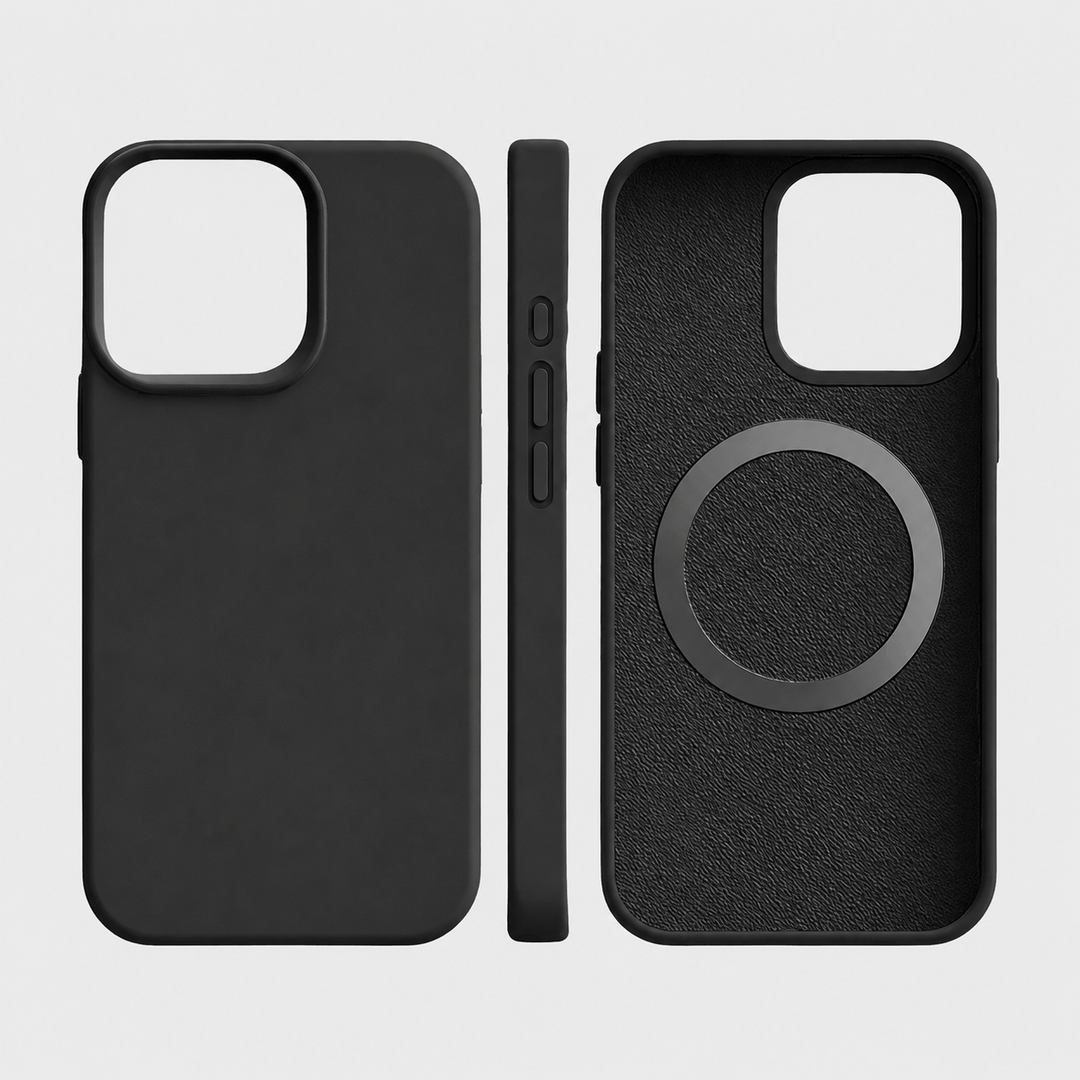 Phone Case Magnetic Silicone Wireless Charging Protective Cover