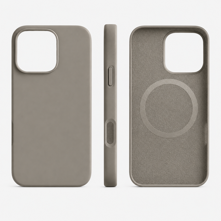 Phone Case Magnetic Silicone Wireless Charging Protective Cover