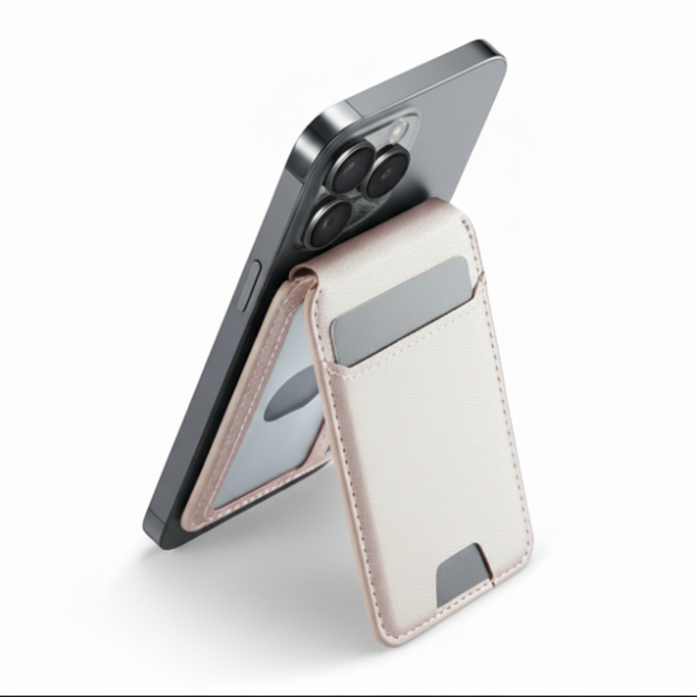 Phone Wallet Magnetic Stand Find My Tracking Card Holder