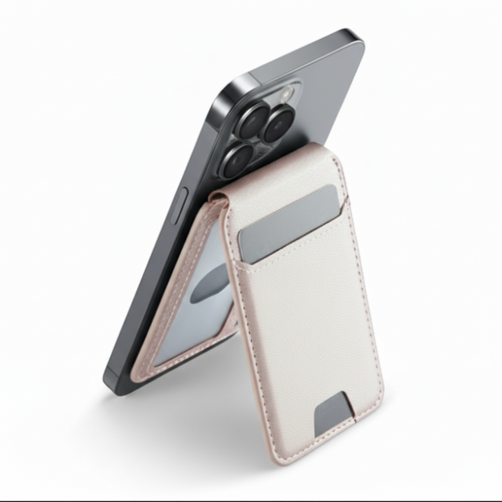 Phone Wallet Magnetic Stand Find My Tracking Card Holder