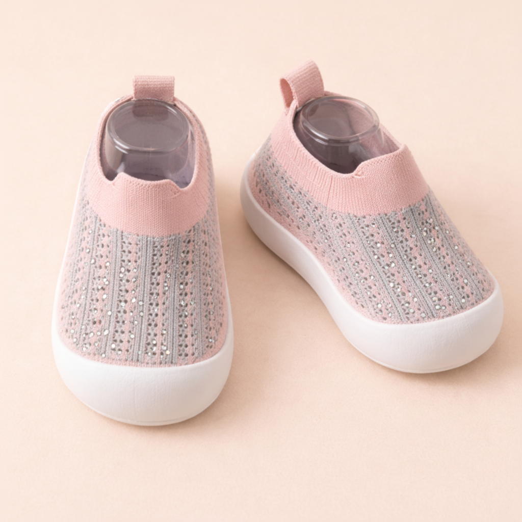 Kids Sneakers Breathable Mesh Slip On Shoes Non Slip Lightweight