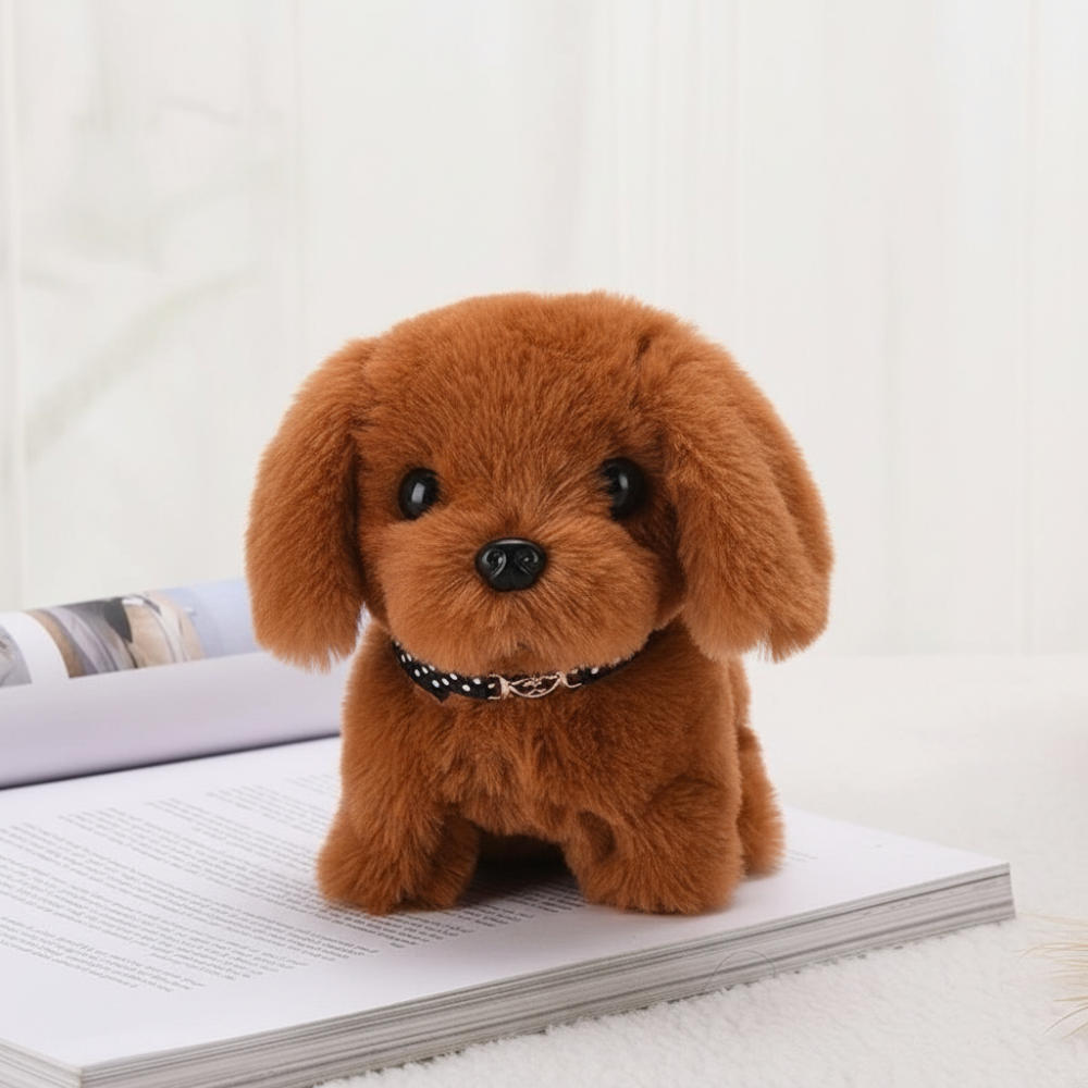 Plush Dog Toy Interactive Walking Barking Puppy Figure