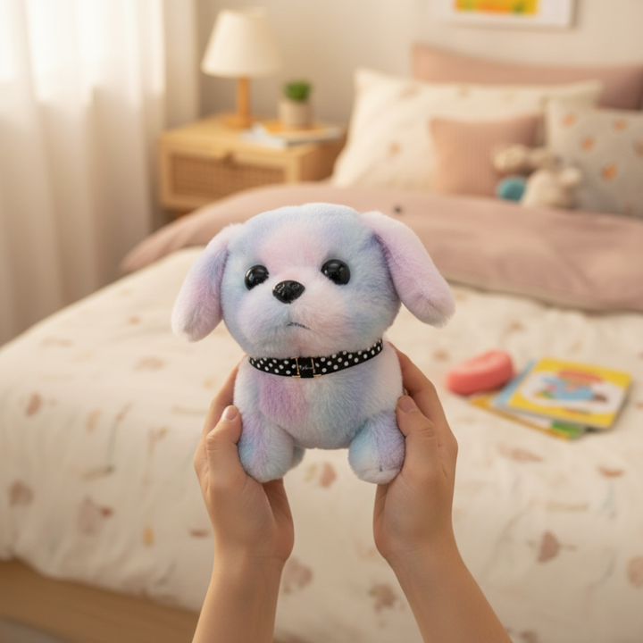 Plush Dog Toy Interactive Walking Barking Puppy Figure