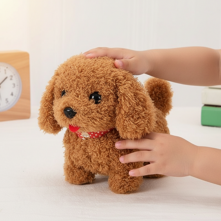 Plush Dog Toy Interactive Walking Barking Puppy Figure