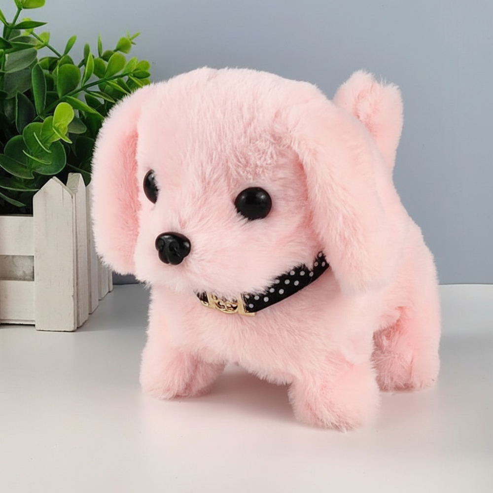 Plush Dog Toy Realistic Moving Sound Interactive Toy
