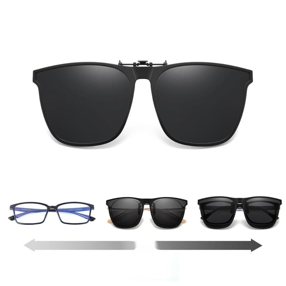Polarized Sunglasses UV Protection Clip-On Foldable Trim