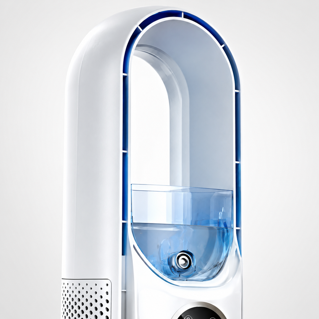 Portable Air Conditioner Bladeless Quiet Cooling Fan
