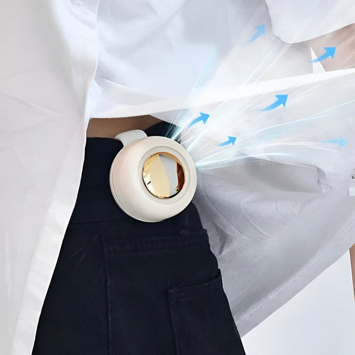 Portable Fan Wearable Hands Free Waist Clip Cooler