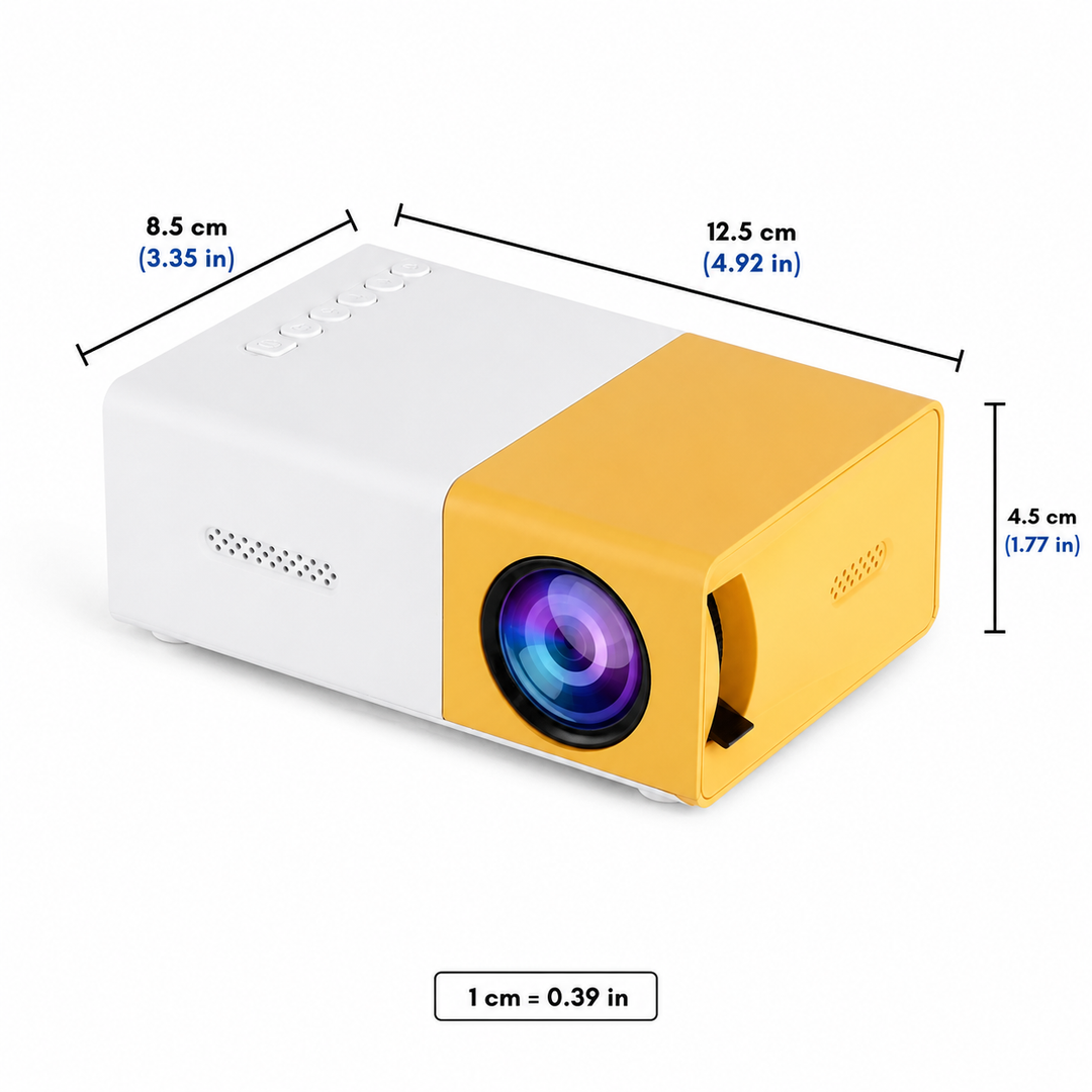 Portable Projector Mini WIFI 6 1080p Projector HDMI