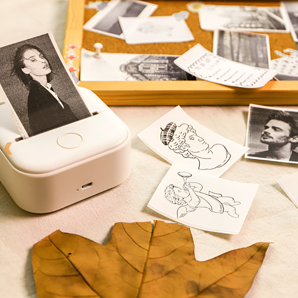 Portable Thermal Printer Bluetooth Pocket Photo Label Device