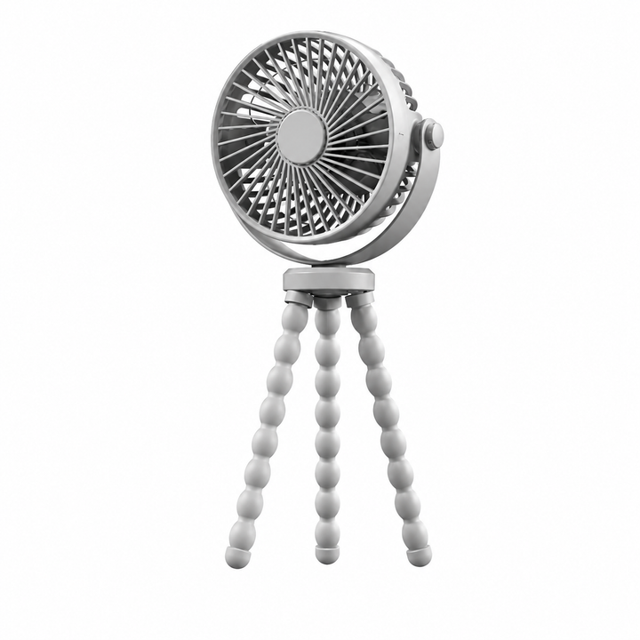 Portable Fan Rechargeable Clip On USB Desk Cooling Fan