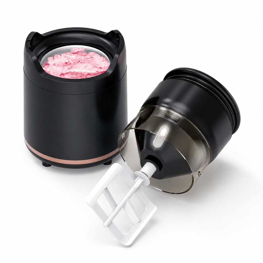 Portable Ice Cream Maker Frozen Yogurt Machine Compact Easy