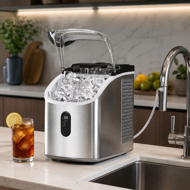Portable Ice Maker Machine Countertop Self-cleaning Ice Maker