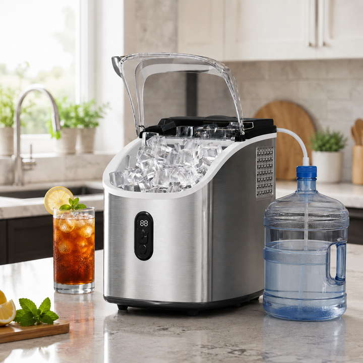 Portable Ice Maker Machine Countertop Self-cleaning Ice Maker