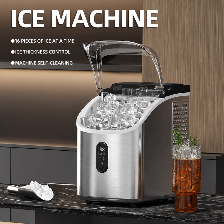 Portable Ice Maker Machine Countertop Self-cleaning Ice Maker