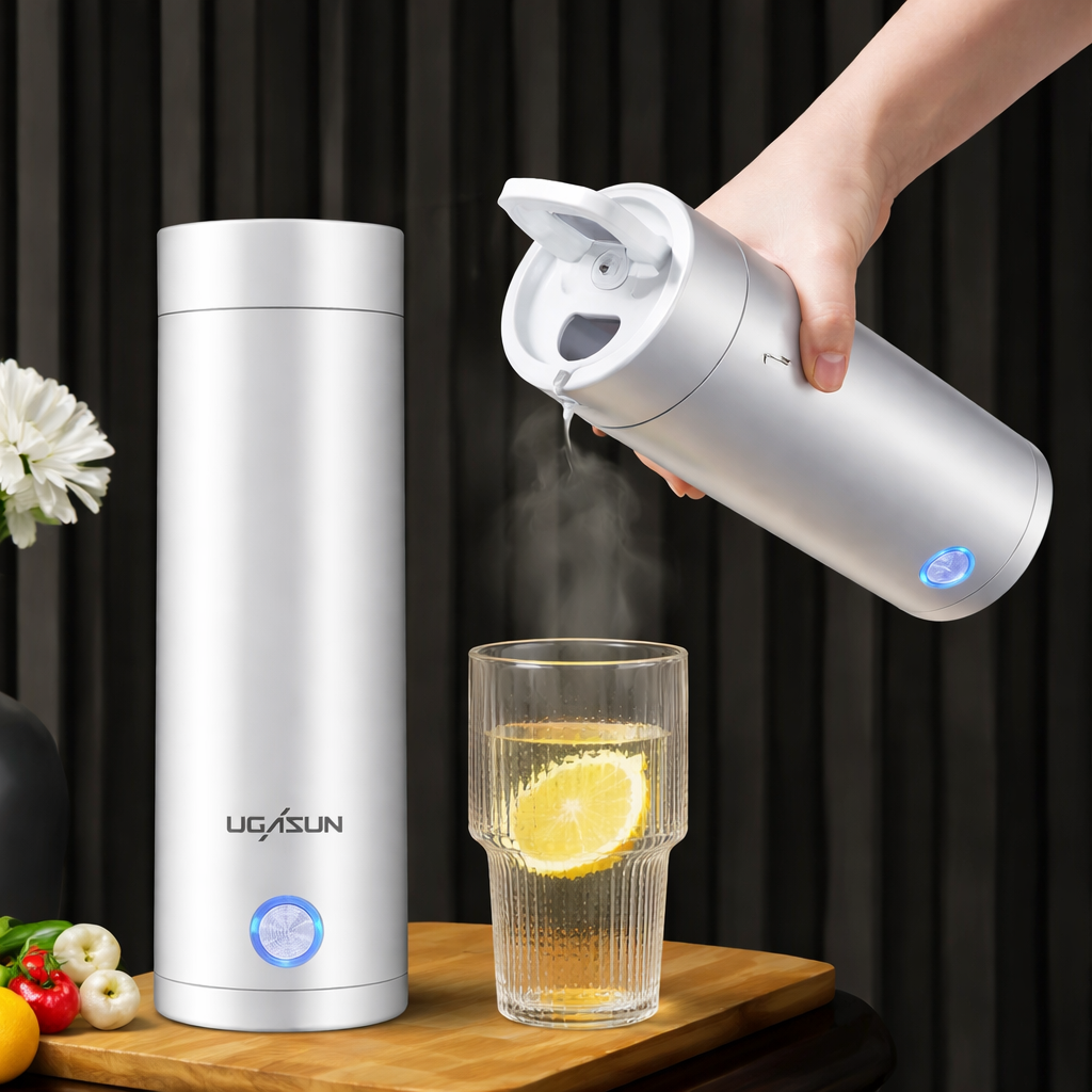 Electric Kettle Portable Travel Stainless Steel Mini Water Boiler