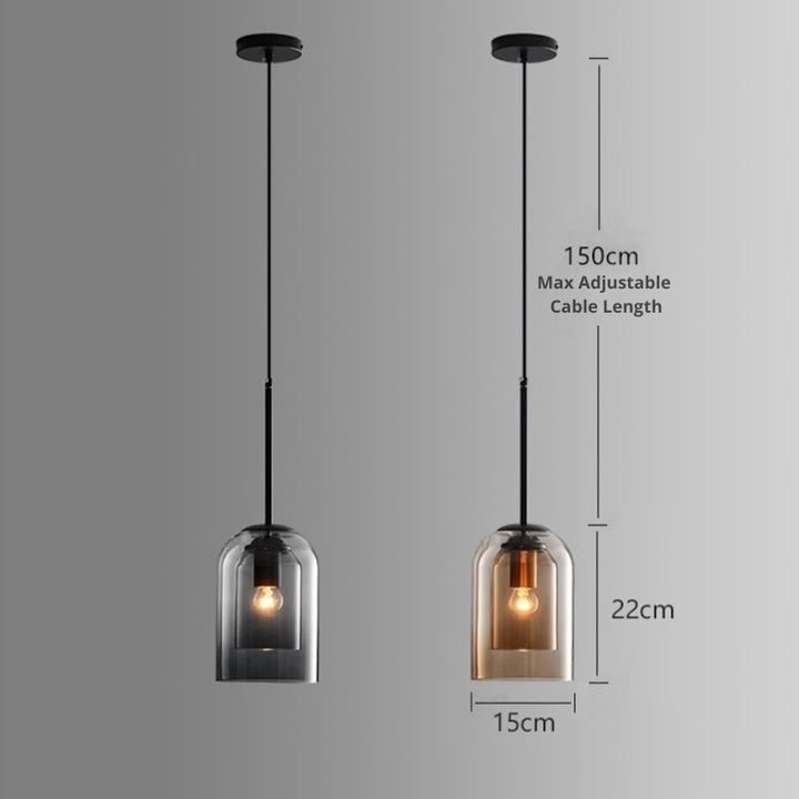 Glass Pendant Light | Modern Nordic Hanging Lamp