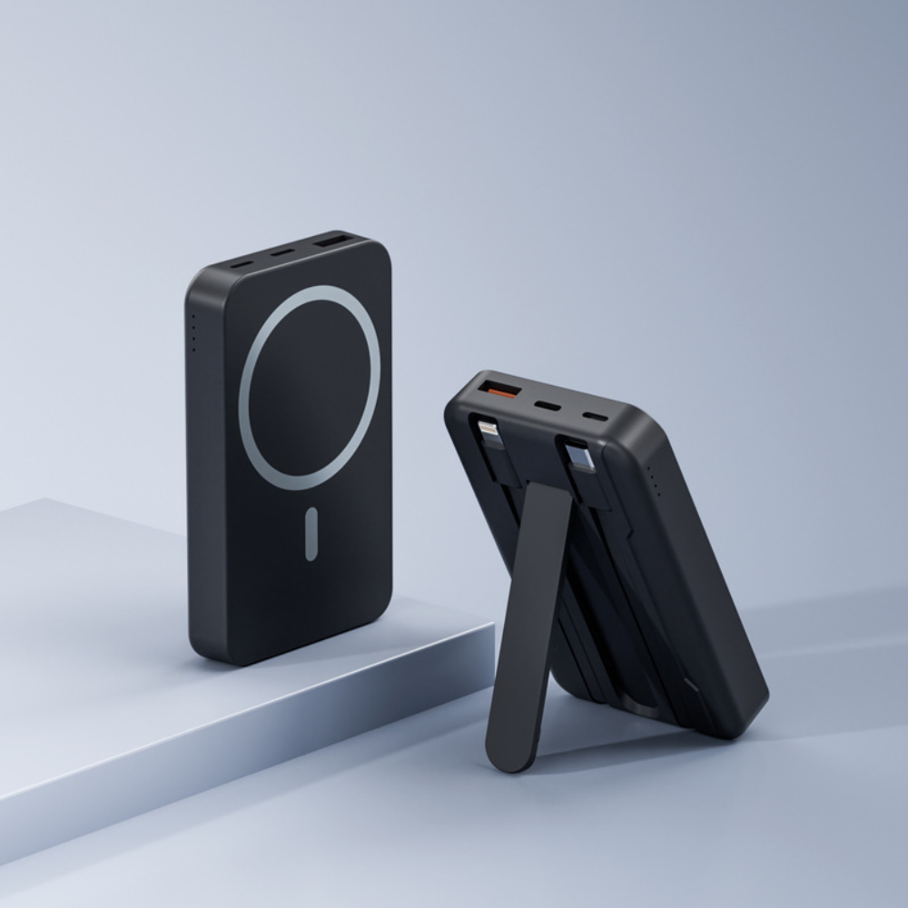 Power Bank Magnetic Wireless Portable Charger Stand