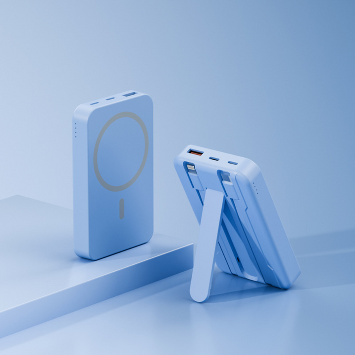 Power Bank Magnetic Wireless Portable Charger Stand