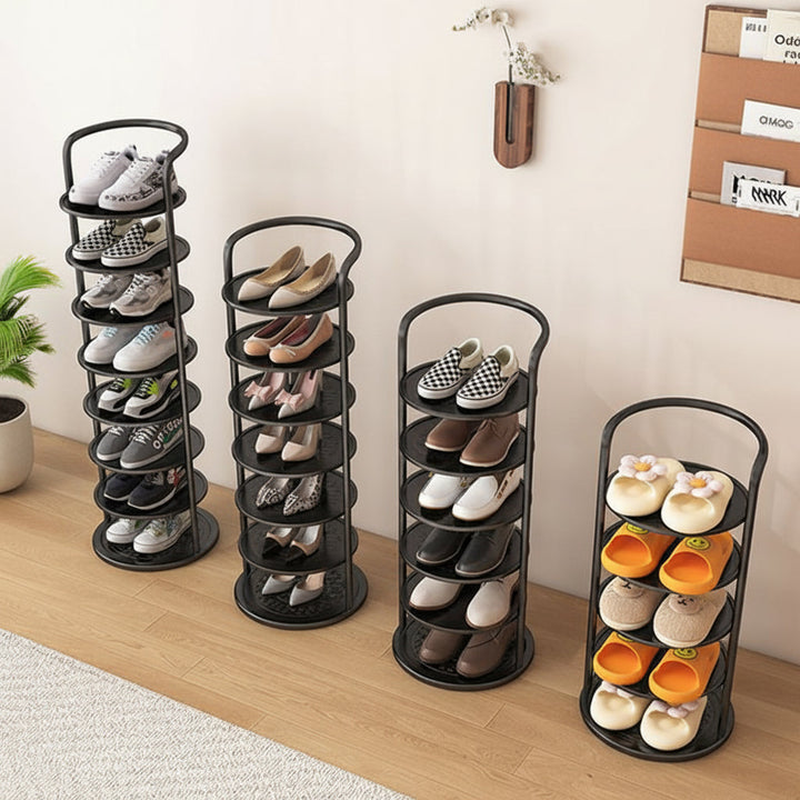 Shoe Rack Vertical Storage Metal Organizer Entryway Closet