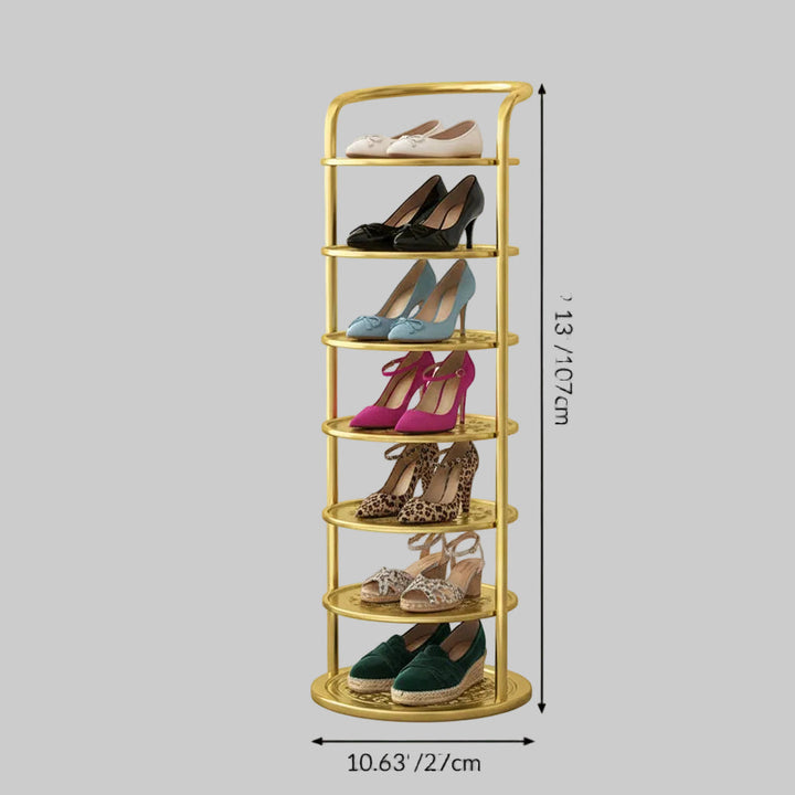 Shoe Rack Vertical Storage Metal Organizer Entryway Closet